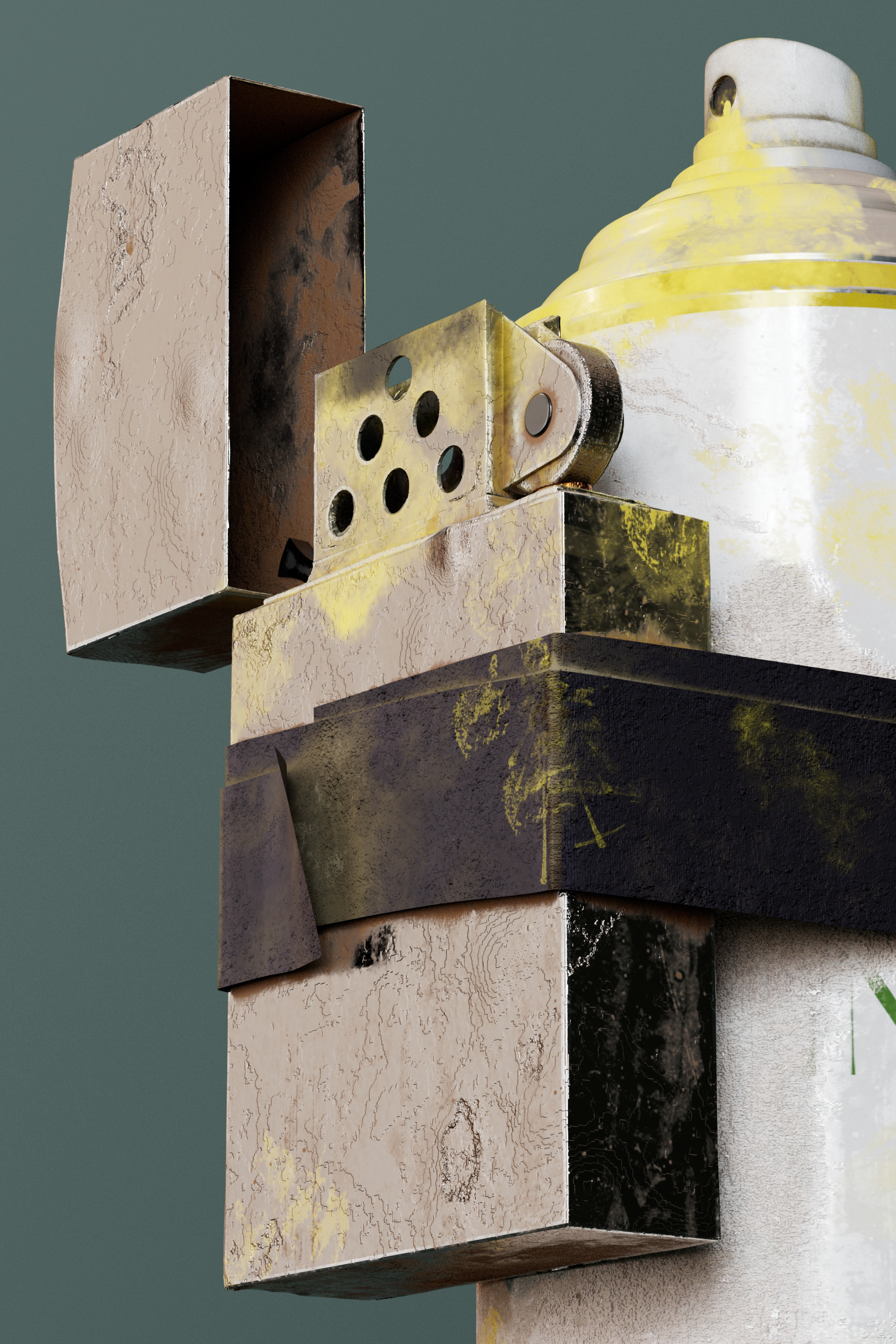 Spray flamethrower